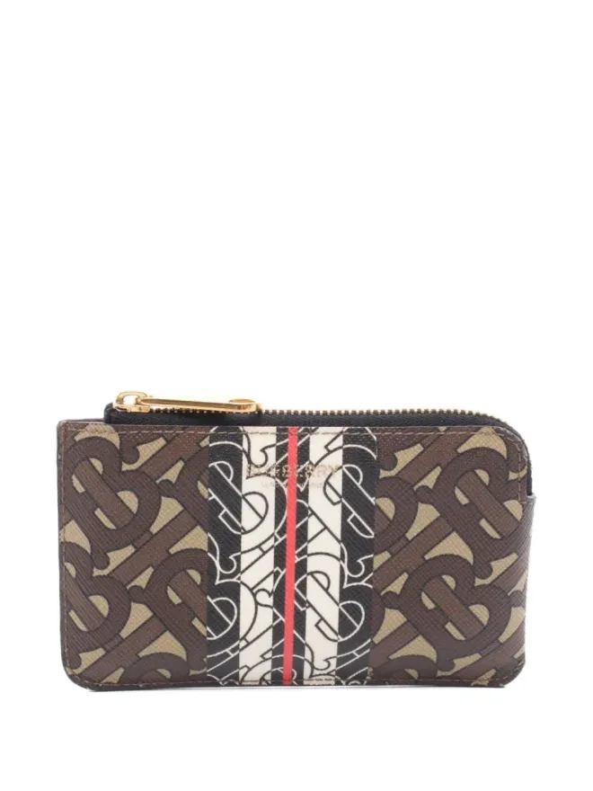 Burberry Pre-Owned Burberry ビンテージ モノグラム ジップパース ブラウンの商品画像