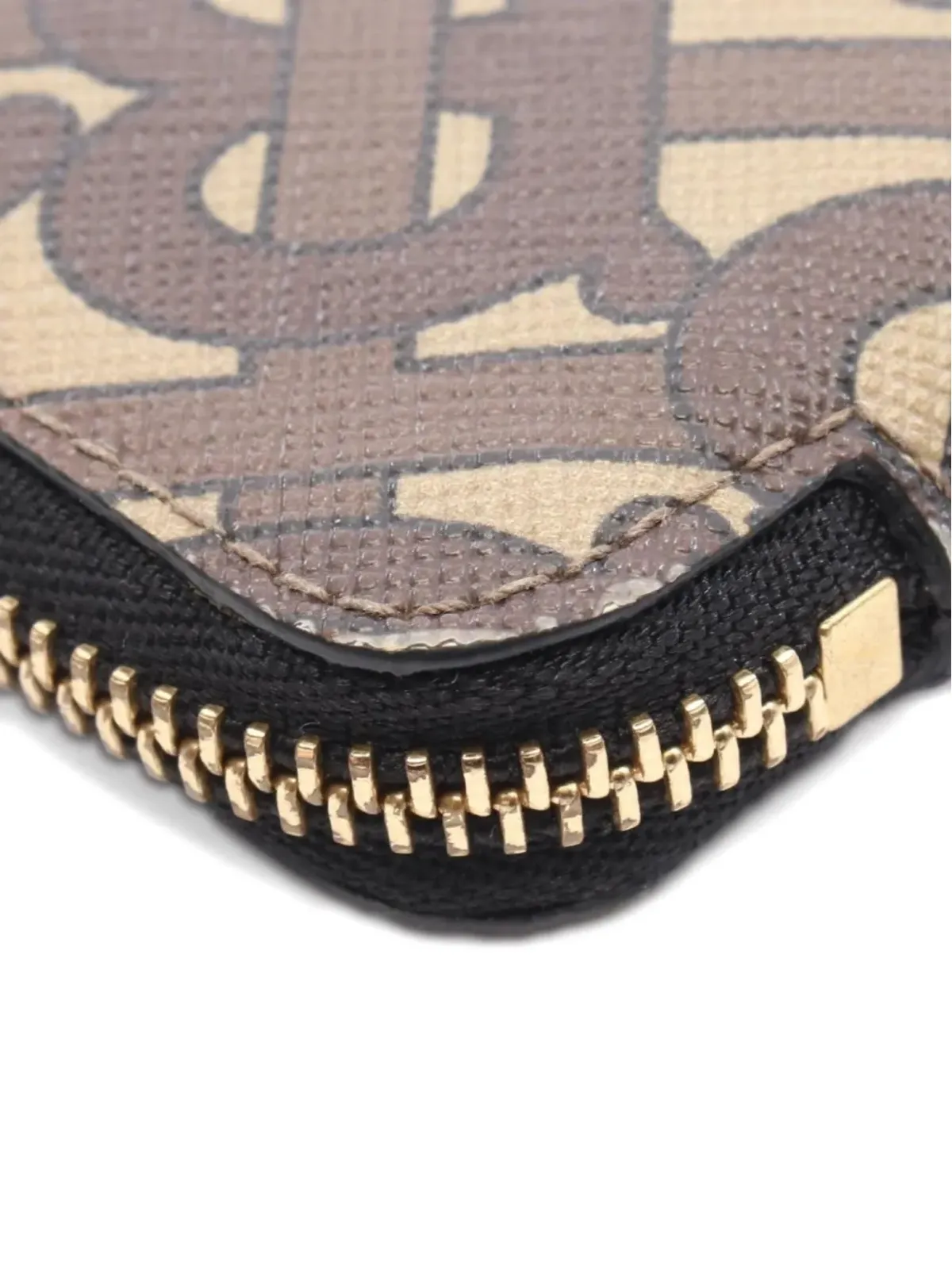 Burberry ビンテージ モノグラム ジップパース ブラウン - 画像4