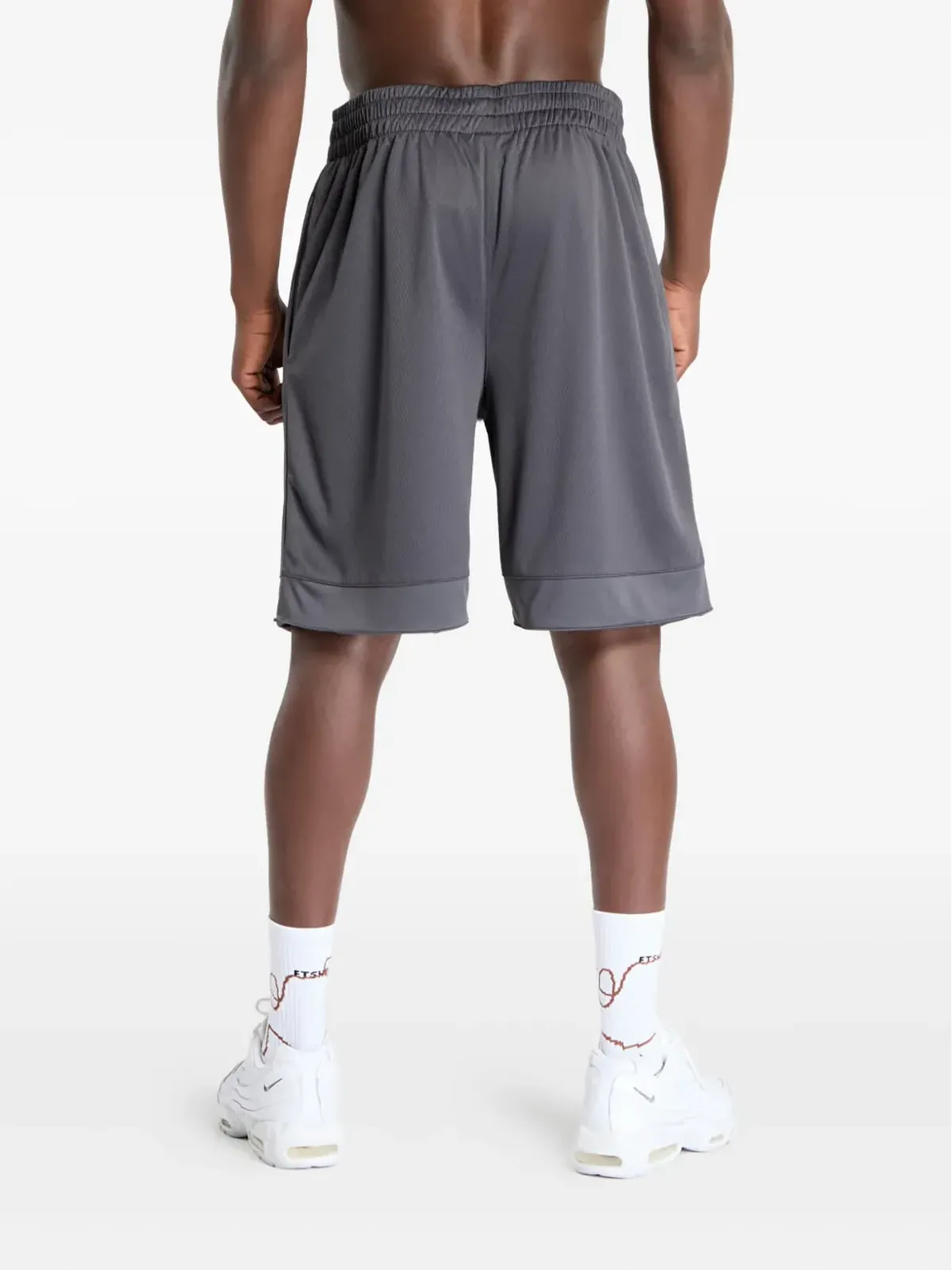 NEW ERA CAP シカゴ・ブルズ NBA トーンメッシュ トラックショーツ グレー - 画像3