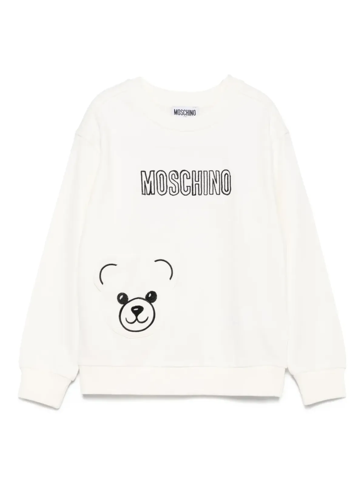 Moschino Kids テディベア刺繍入りスウェットシャツ - 画像1