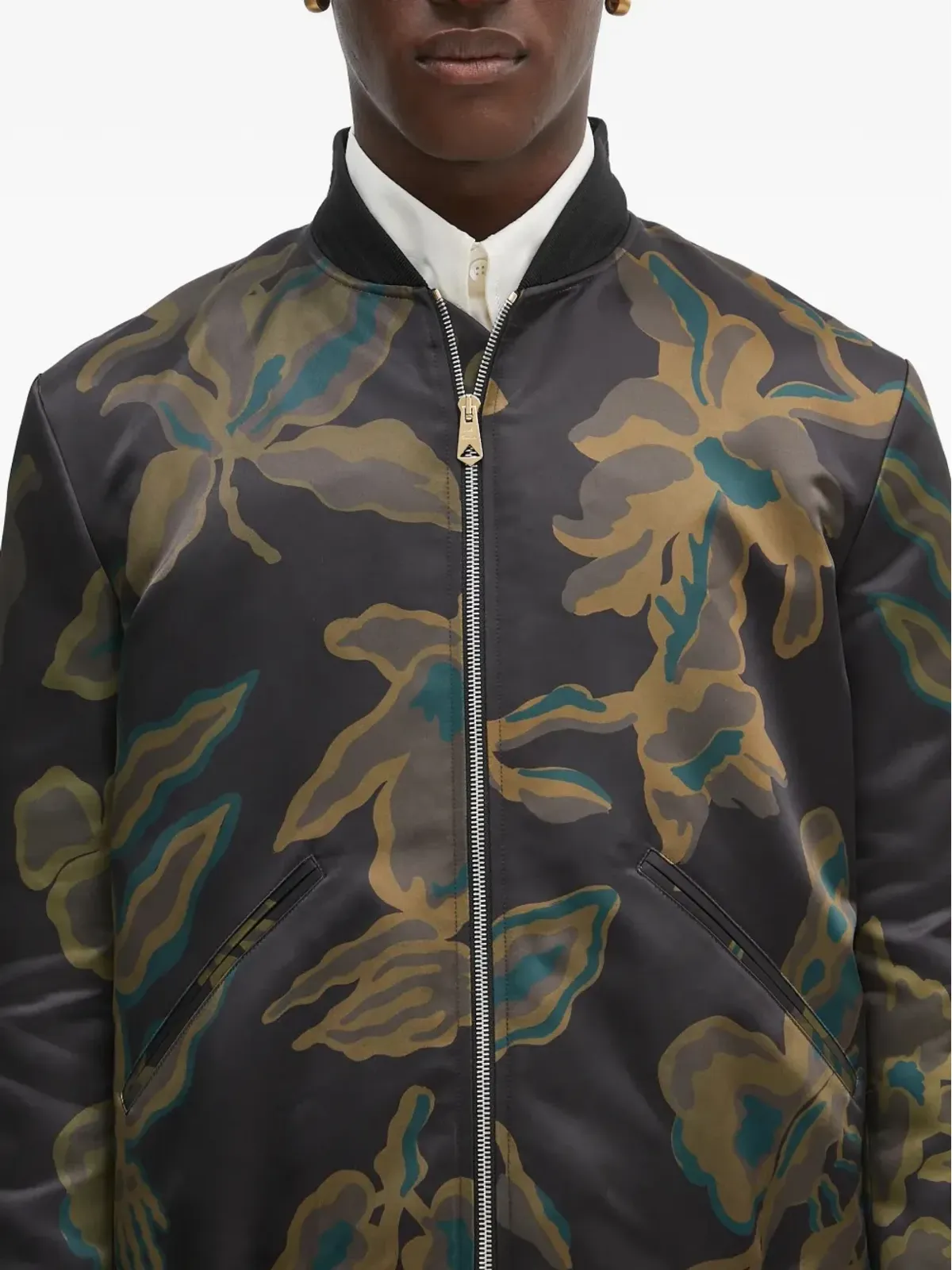 Paul Smith 花柄プリント ボンバー ジャケット - 画像4