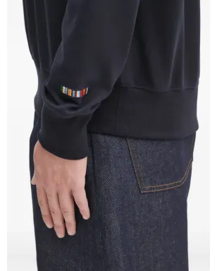 Paul Smith ジップネック・マルチストライプ・スウェットシャツ - Blue - サムネイル5
