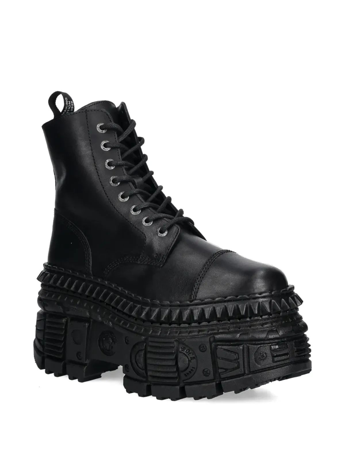 NEW ROCK 90mm レースアップ・プラットフォーム・コンバットブーツ - 画像2