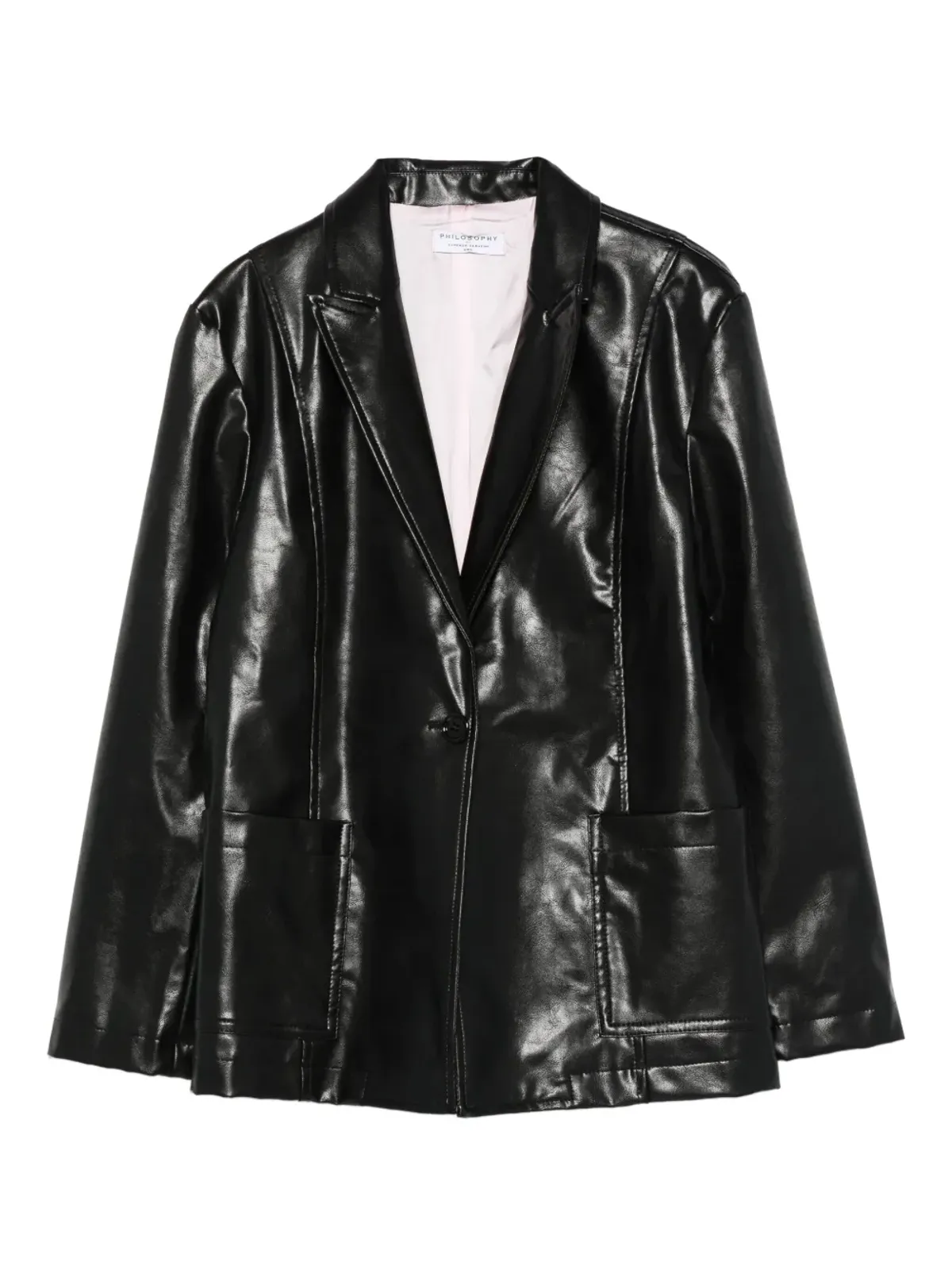 Philosophy Di Lorenzo Serafini Kids シングルボタンポケットブレザー - 画像1