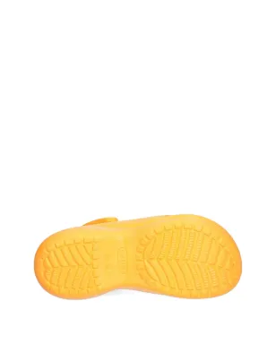 Crocs パンチ穴デザインのプラットフォームスライド（オレンジ） - サムネイル5