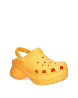 Crocs パンチ穴デザインのプラットフォームスライド（オレンジ） - サムネイル2