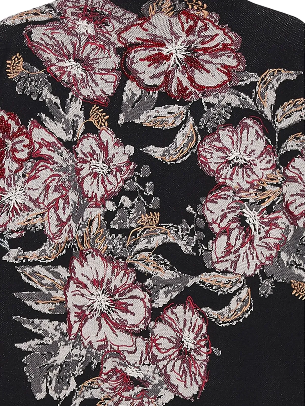 MALIPARMI 花柄刺繍ハイネックセーター - 画像2