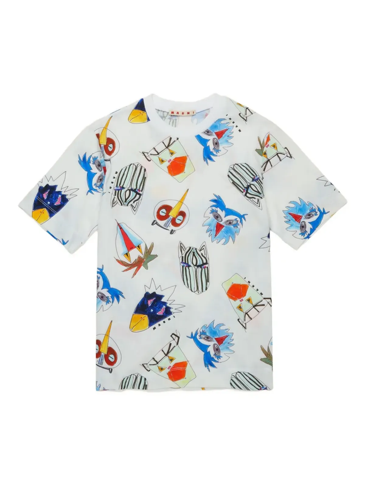 Marni Kids プリント クルーネック Tシャツ - 画像1