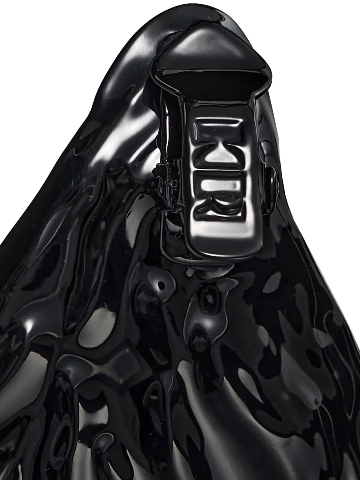 KOROBEYNIKOV オイスター型クリップイヤリング ブラック - 画像3