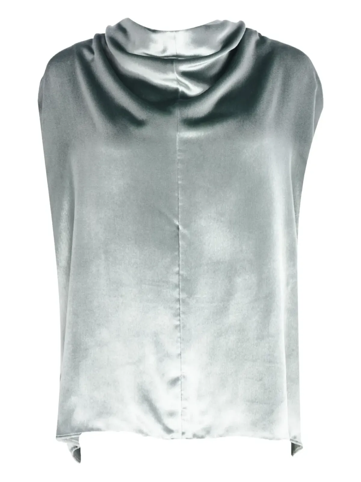 Alberta Ferretti カウルネックノースリーブ ブラウス - 画像1