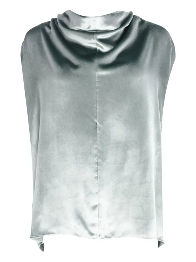 Alberta Ferretti Alberta Ferretti カウルネックノースリーブ ブラウスの商品画像