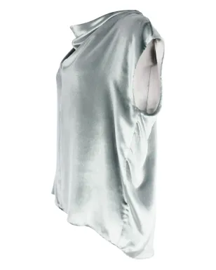 Alberta Ferretti カウルネックノースリーブ ブラウス - サムネイル3