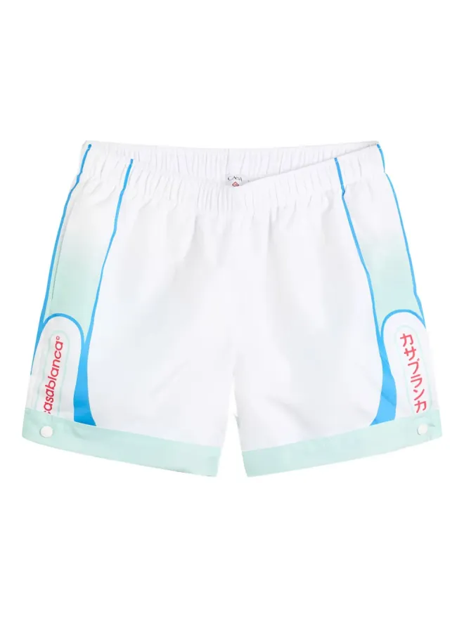 Casablanca Casablanca ロゴプリント スイムショーツの商品画像