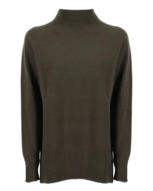 Kangra ラグランスリーブ フルネック セーター - サムネイル1