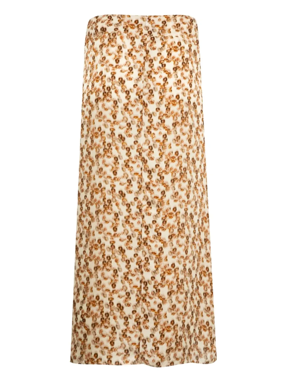ISABEL MARANT Lisanne フローラルプリント ミディスカート ブラウン - 画像2