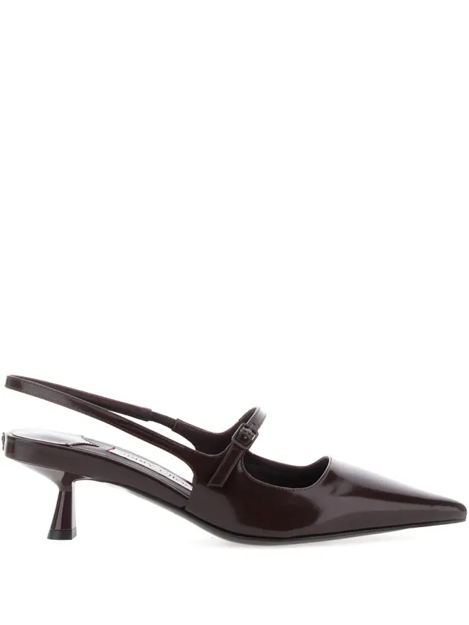 Jimmy Choo Jimmy Choo ジミー チュウ Didi スリングバック ポインドトゥ パンプス - ブラウンの商品画像