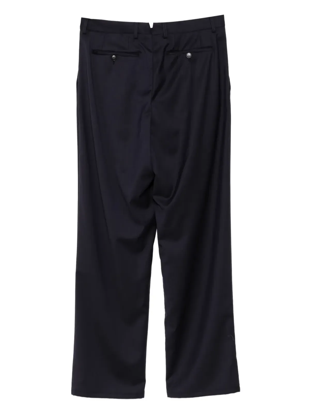 Canali プリーツウールパンツ - ブルー - 画像2