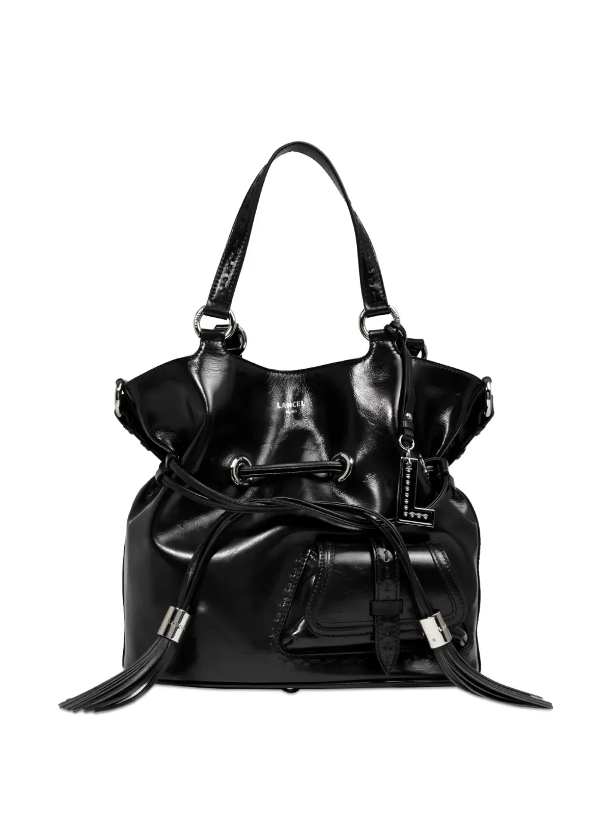 Lancel Premier Flirt ドローストリング レザー ショルダーバッグ - 画像2