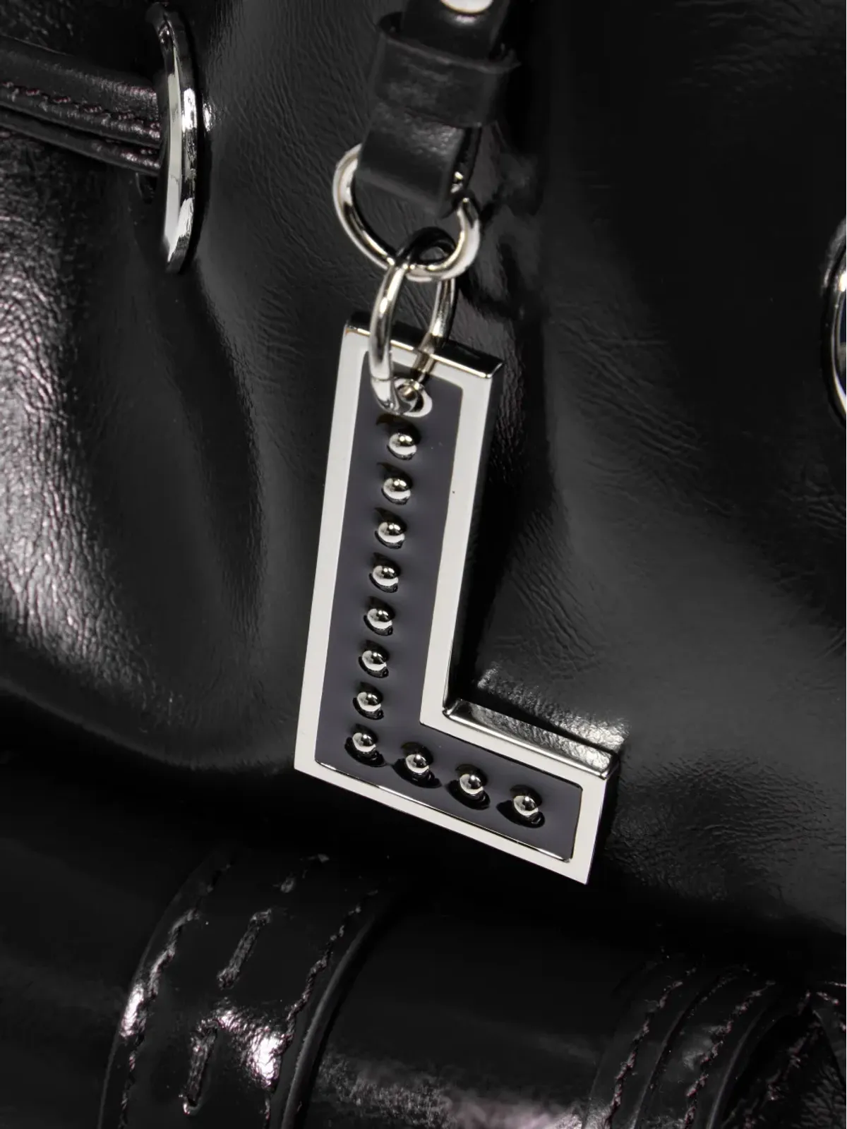 Lancel Premier Flirt ドローストリング レザー ショルダーバッグ - 画像4