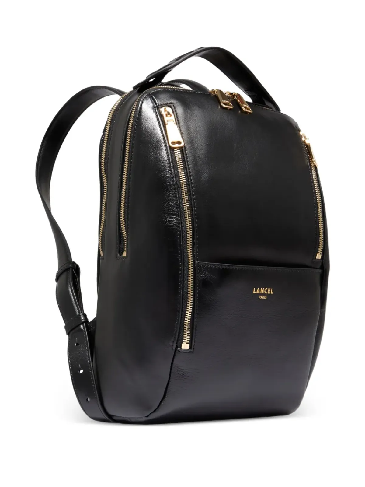 Lancel Origami ダブルジップ レザー バックパック - 画像3