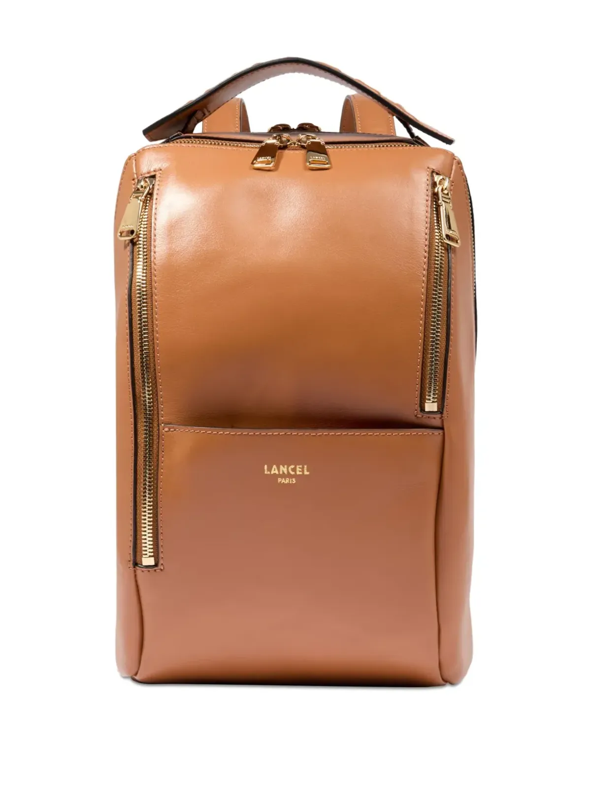 Lancel Origamiレザー ジップファスナー付きバックパック - 画像3