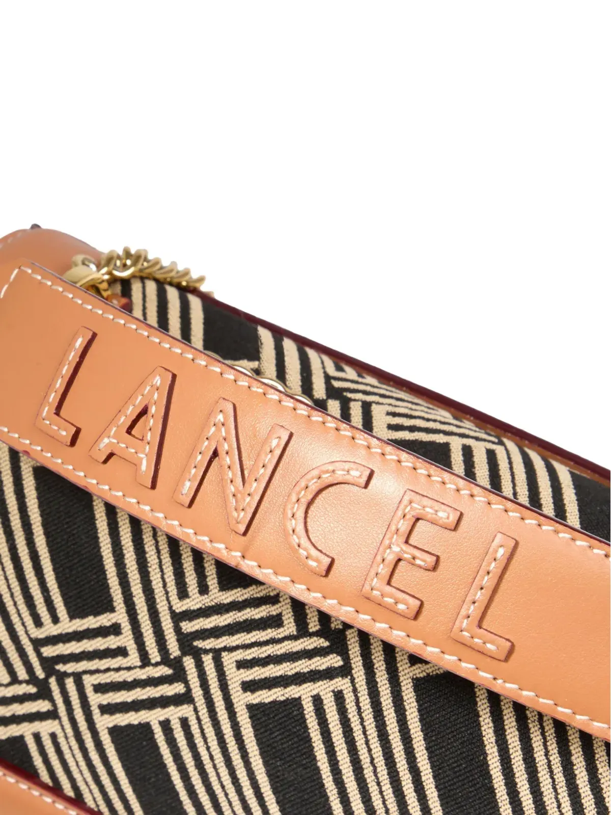 Lancel Ninon geometric-pattern crossbody bag - 画像4