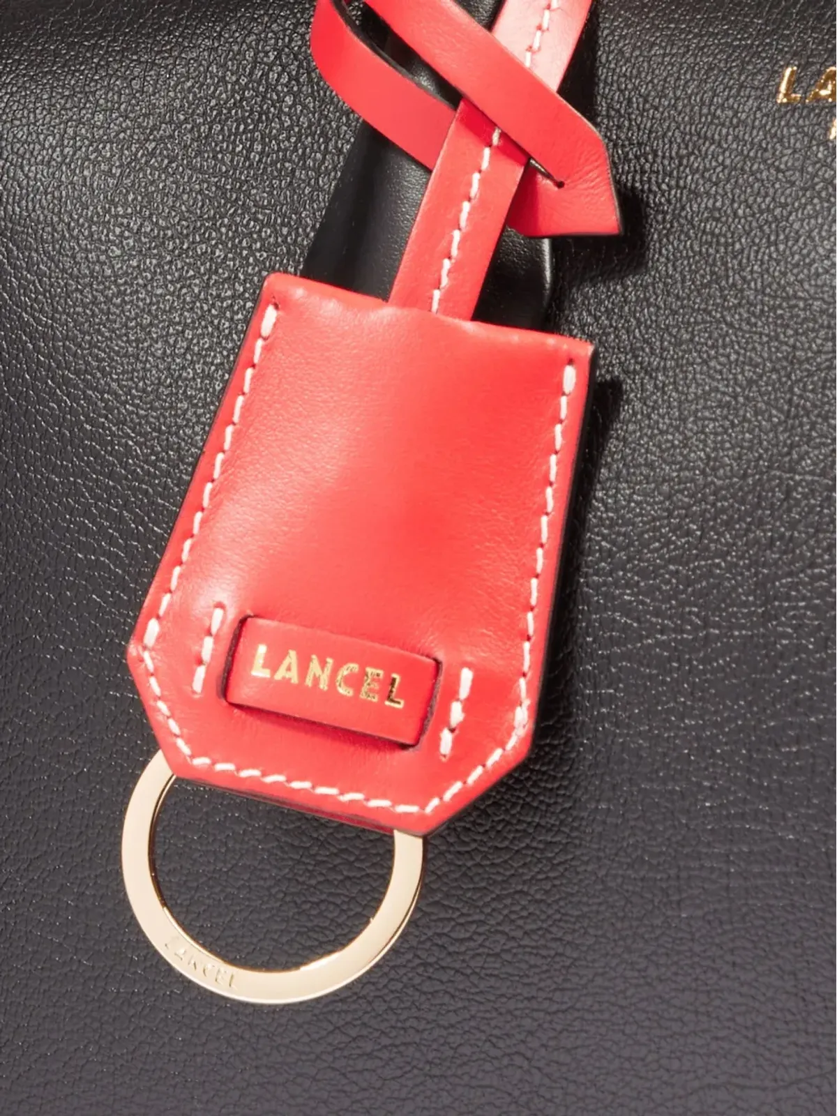 Lancel BCBG レザー トップハンドル トートバッグ - ブラック - 画像4