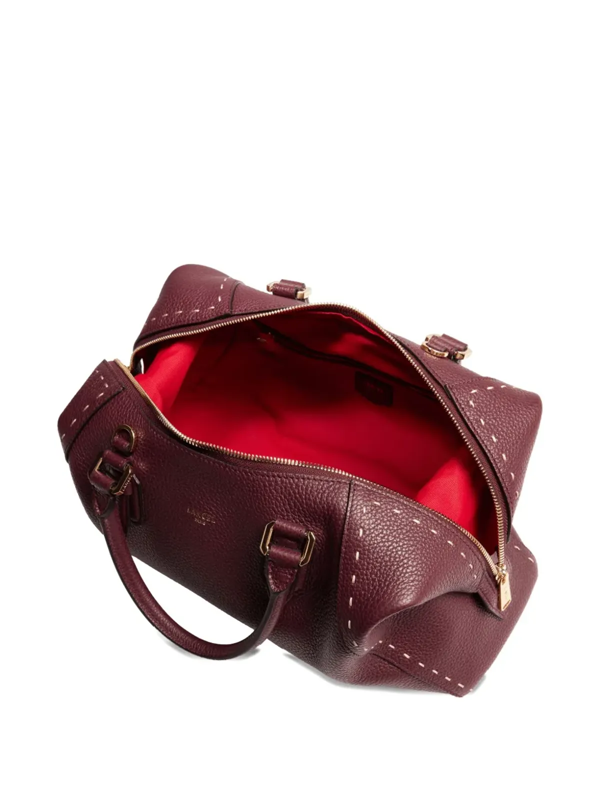 Lancel ボストン レザー トートバッグ - 画像4