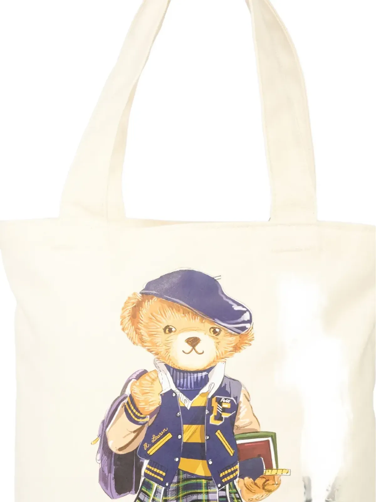 POLO RALPH LAUREN KIDS ベアプリントのトートバッグ - 画像3