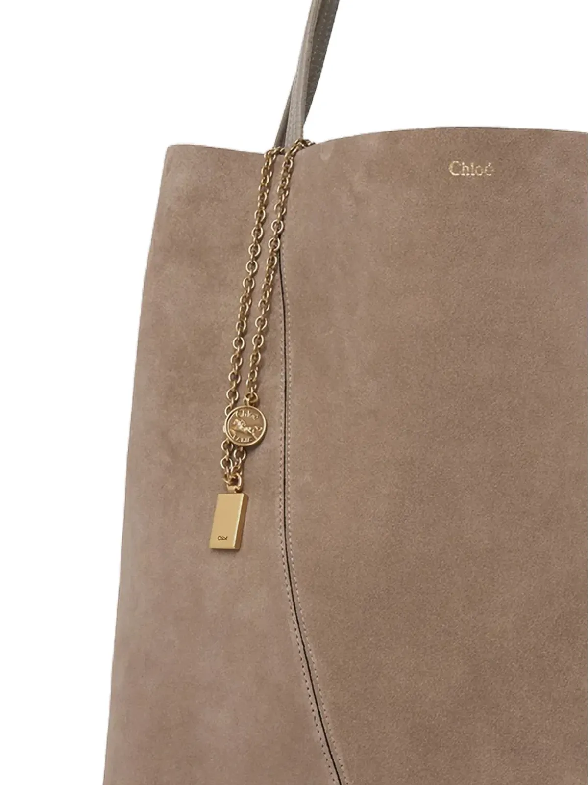 Chloé スピンチェーン装飾トートバッグ - 画像2