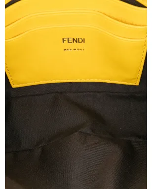 Fendi Pre-Owned バイカラー ナパレザー アポロ チェーン バゲットショルダーバッグ - ホワイト - サムネイル5