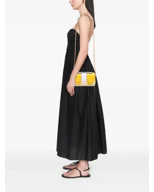 Fendi Pre-Owned バイカラー ナパレザー アポロ チェーン バゲットショルダーバッグ - ホワイト - サムネイル2