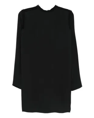 Lanvin Pre-Owned 2015 キーホールネック ブラウス ブラック - サムネイル2
