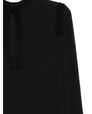 Lanvin Pre-Owned 2015 キーホールネック ブラウス ブラック - サムネイル3
