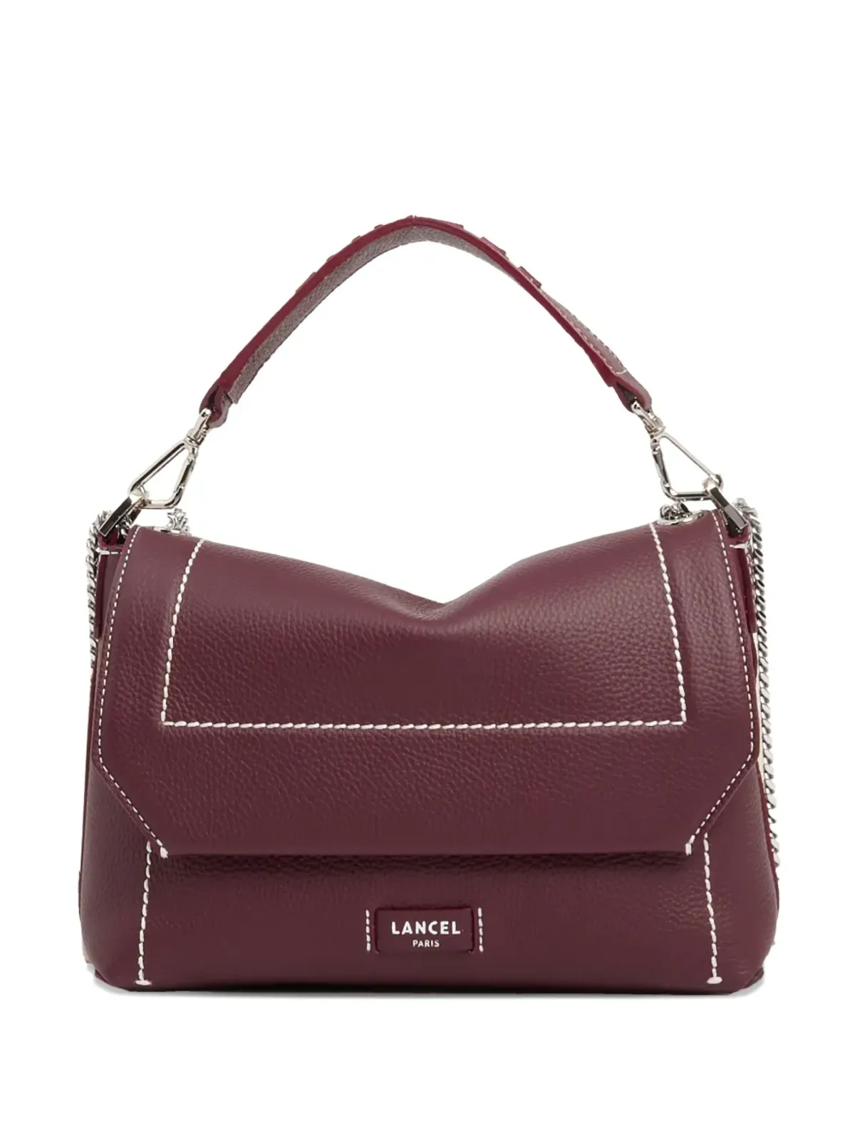 Lancel フラップ付きレザートートバッグ - 画像1