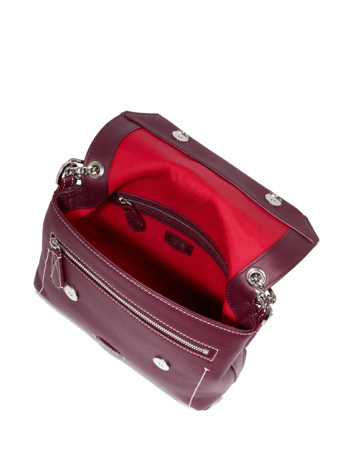 Lancel フラップ付きレザートートバッグ - 画像5