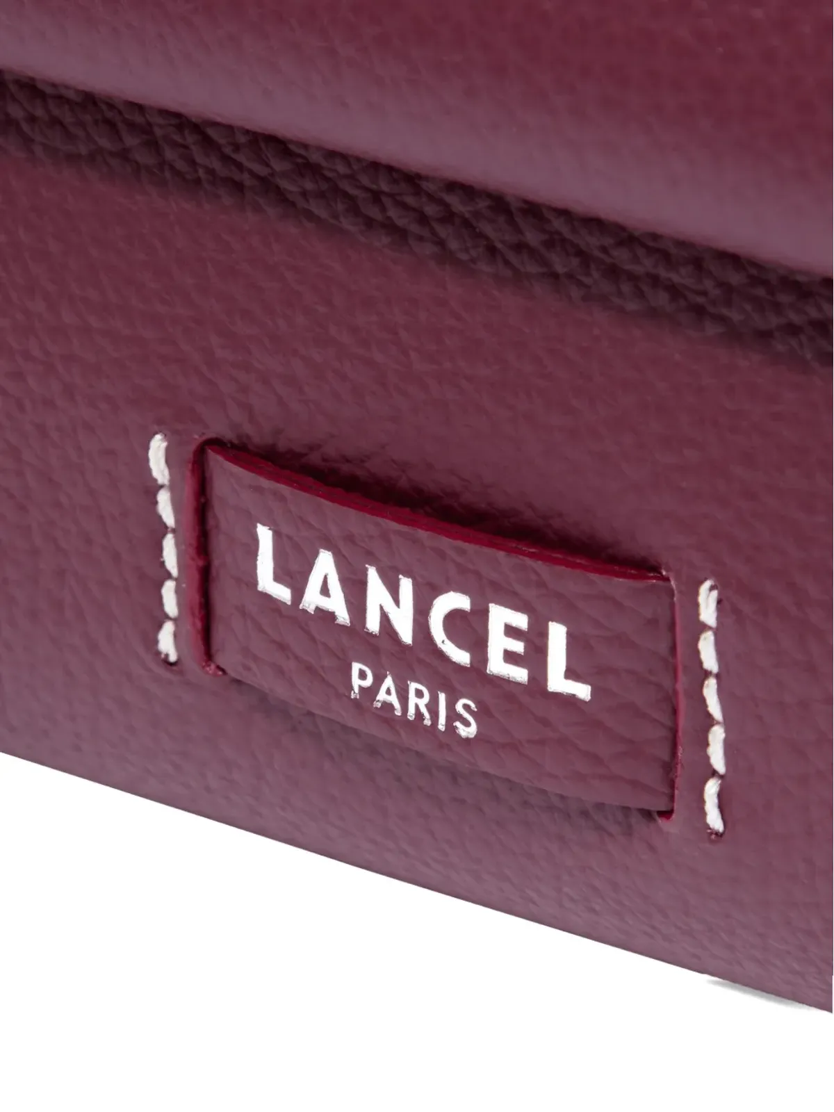 Lancel フラップ付きレザートートバッグ - 画像4