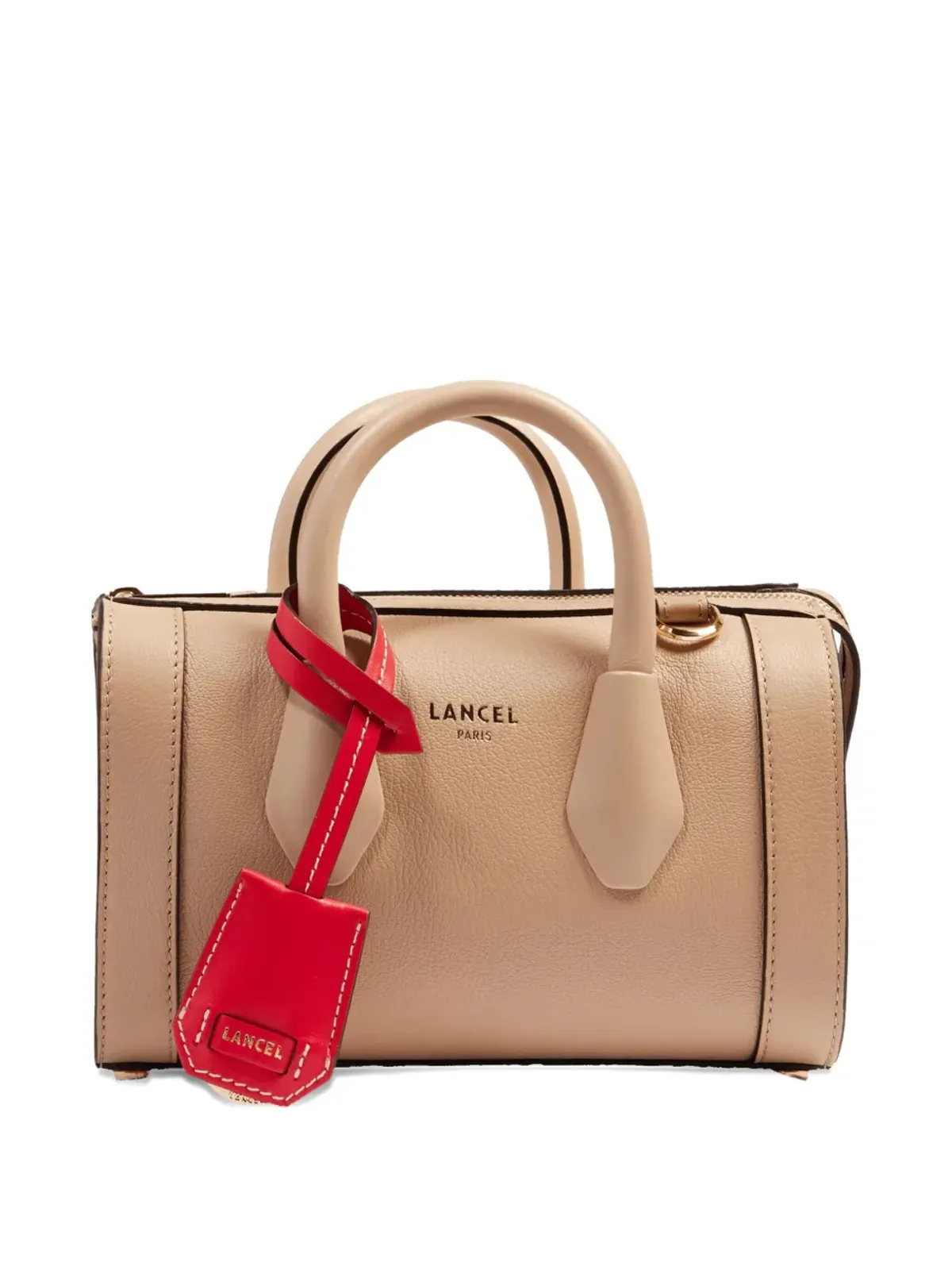 Lancel レザー トップハンドル ボウリングバッグ - 画像4