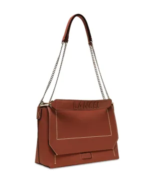 Lancel Ninon flap chain bag - Brown - サムネイル3