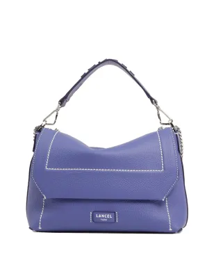 Lancel ニノン フラップディテール レザー サッチェル - ブルー - サムネイル1