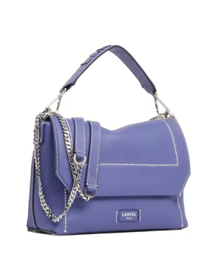 Lancel ニノン フラップディテール レザー サッチェル - ブルー - サムネイル3