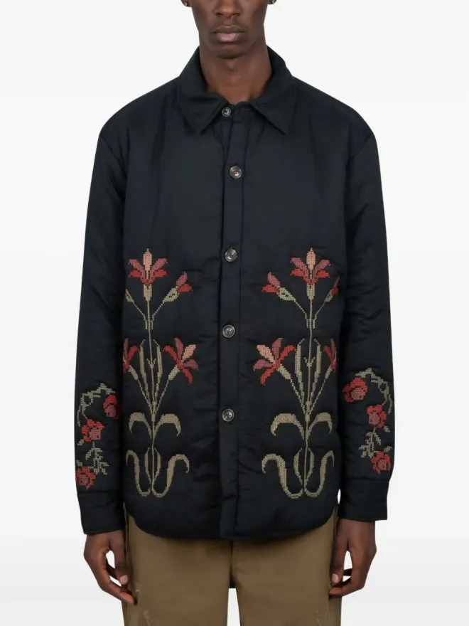 Baziszt Baziszt 花柄刺繍入りパデッドジャケットの商品画像