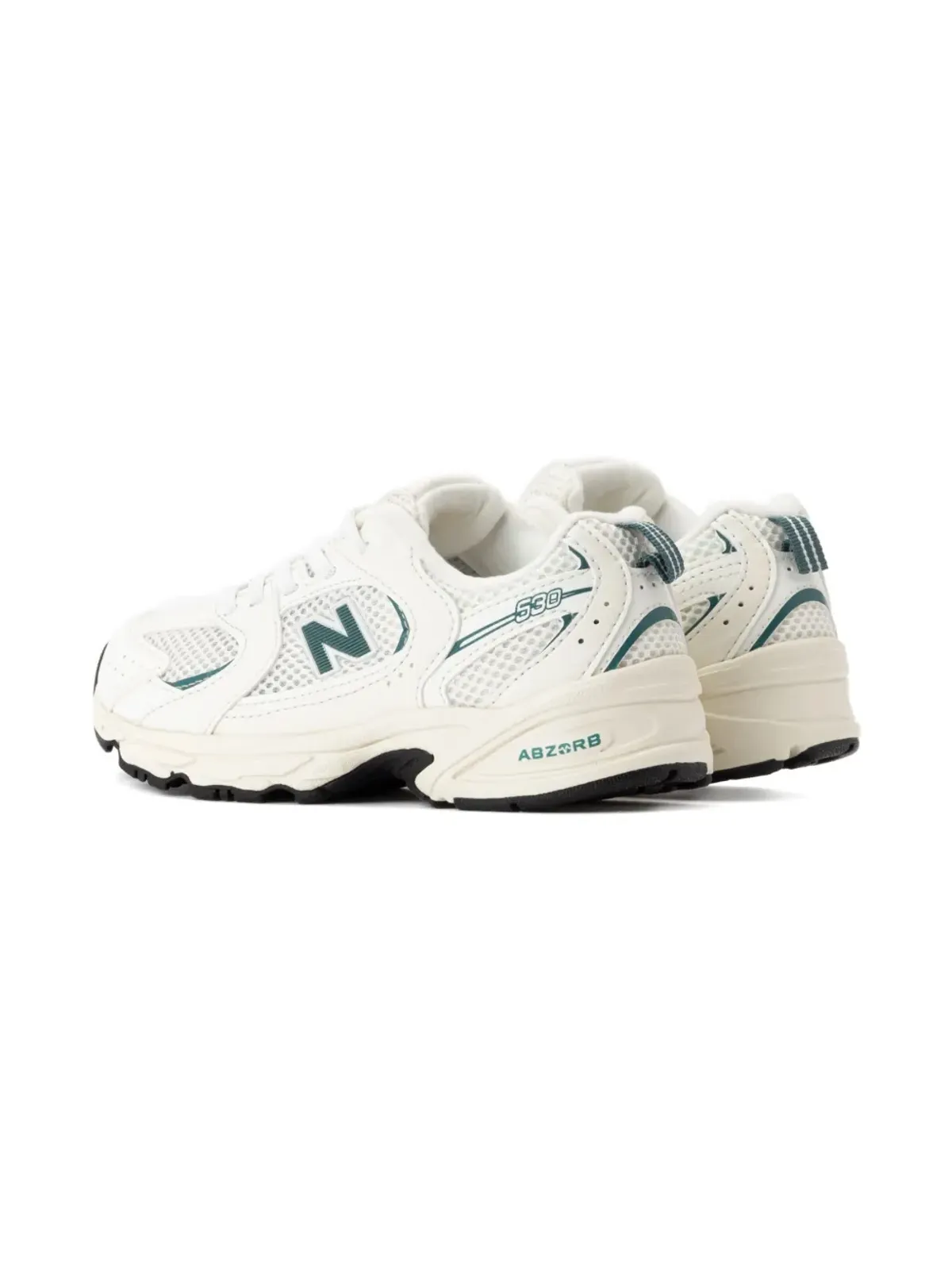 New Balance Kids 530 v1 メッシュパネル レザー スニーカー - 画像2