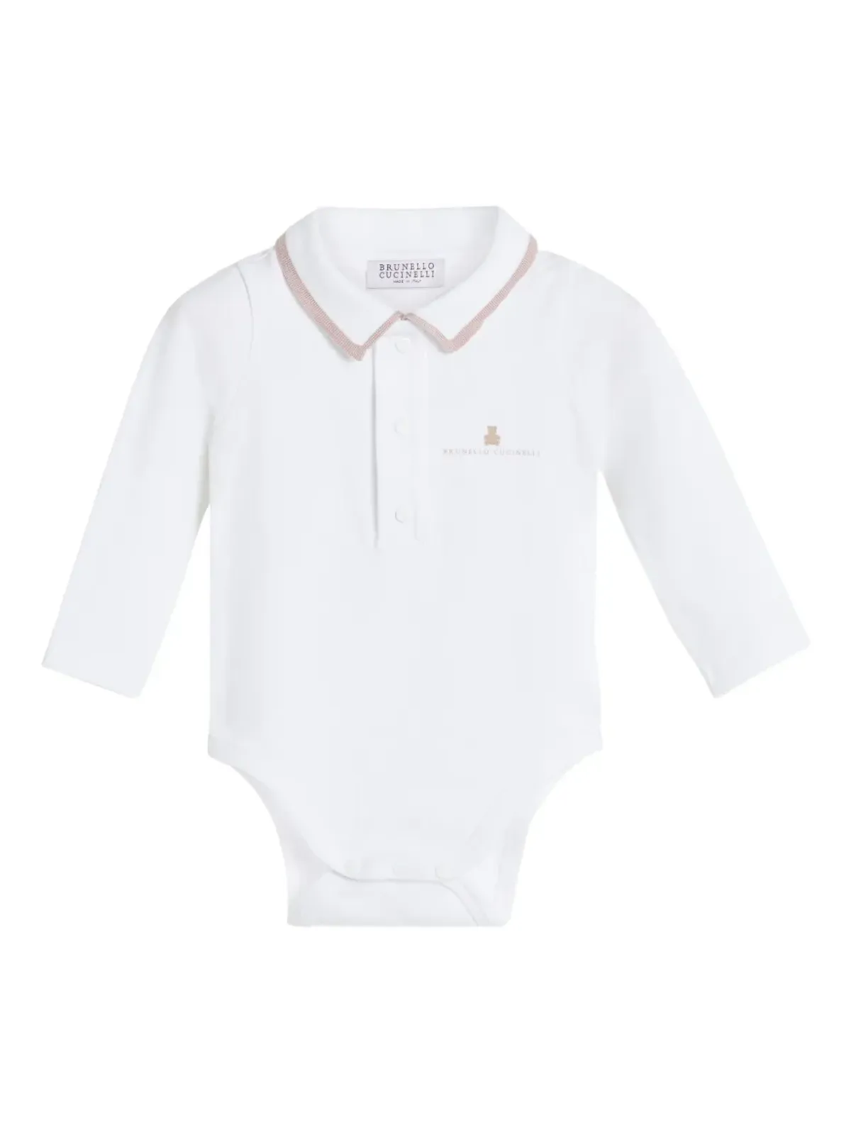 Brunello Cucinelli Kids ベビー バーニー ボディスーツ セット - 画像1