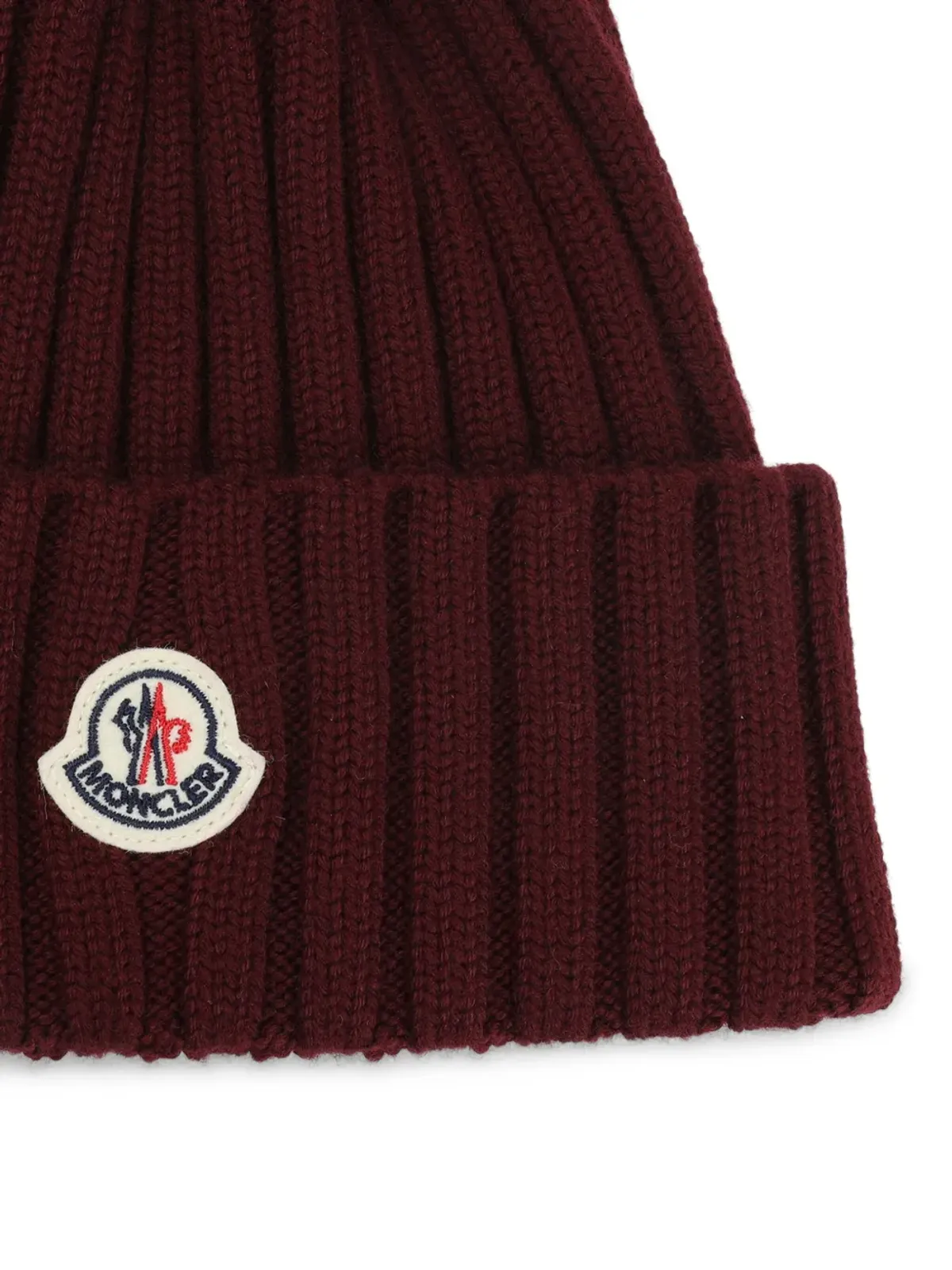 Moncler リブ編みポンポンディテールのビーニー - 画像2