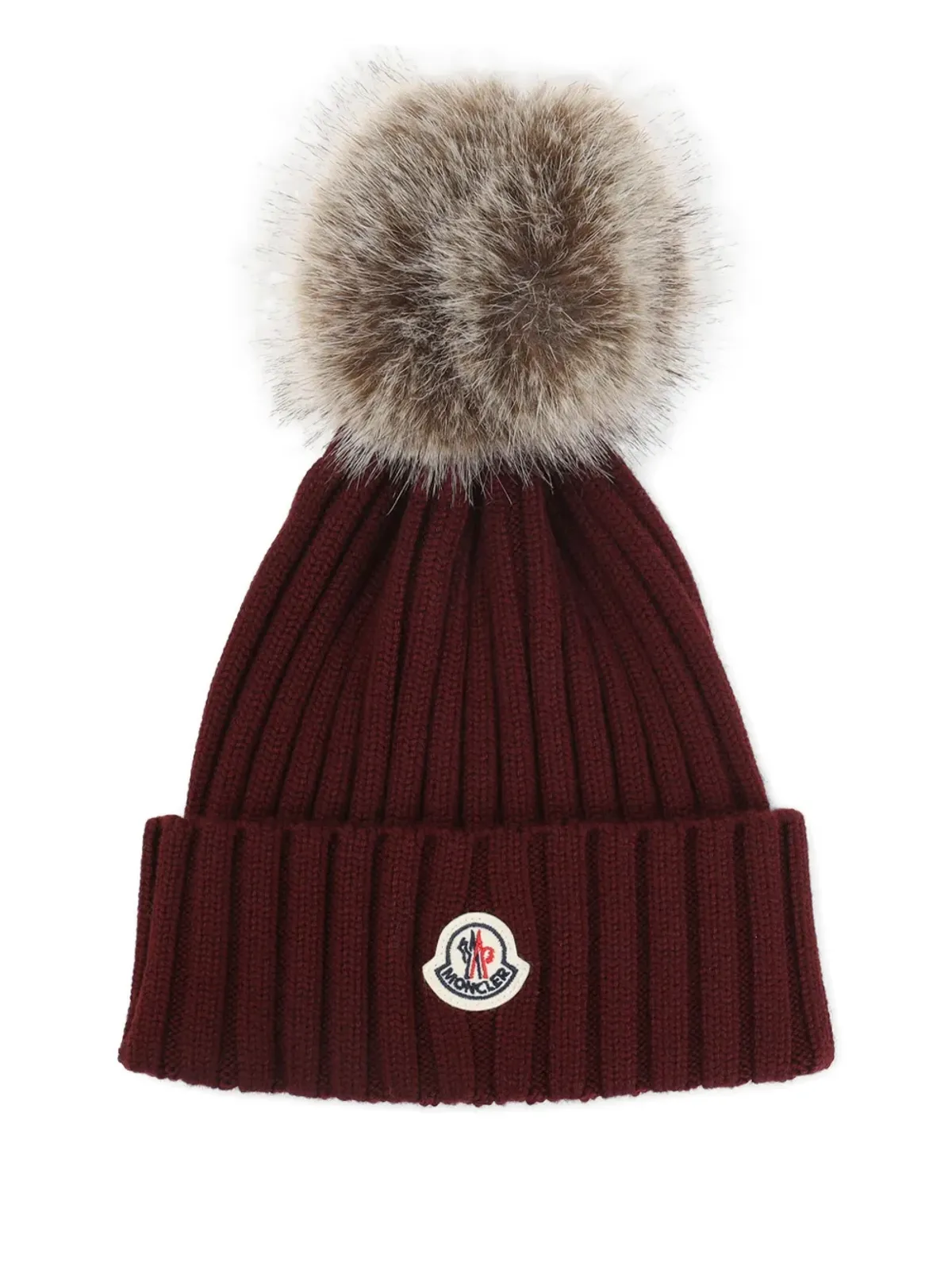 Moncler リブ編みポンポンディテールのビーニー - 画像4