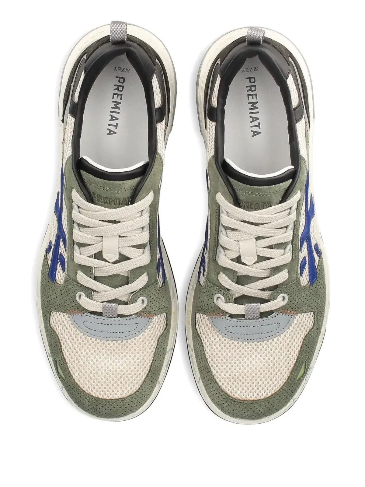 Premiata Drake メッシュパネルスニーカー - 画像3