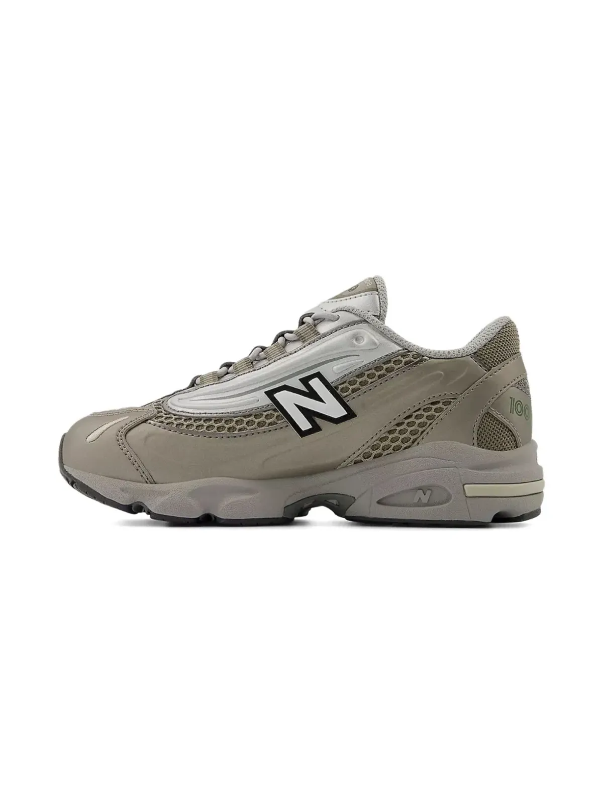 New Balance Kids 1000 バンジー スニーカー - グレー - 画像4
