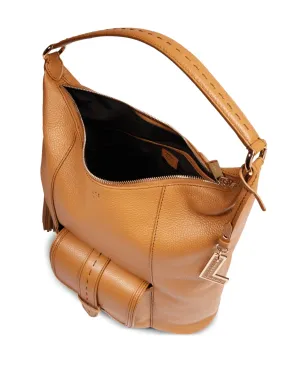 Lancel プレミア フリルト タッセル ショルダーバッグ ブラウン - サムネイル4