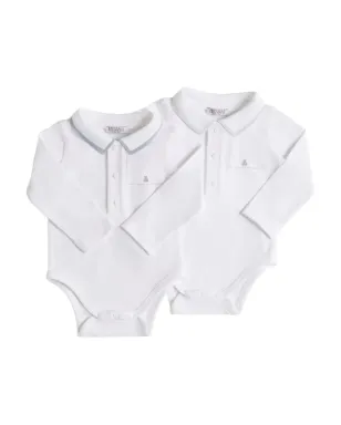 Brunello Cucinelli Kids ポロネックボディスーツセット - サムネイル1